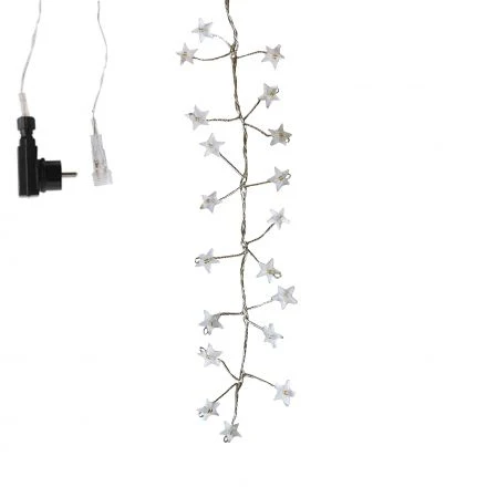 Guirlande cascade 200 étoiles LED