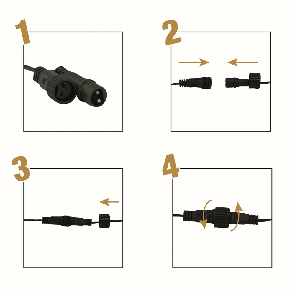GUIRLANDE ÉLECTRIQUE CONNECTABLE 30 GLOBES