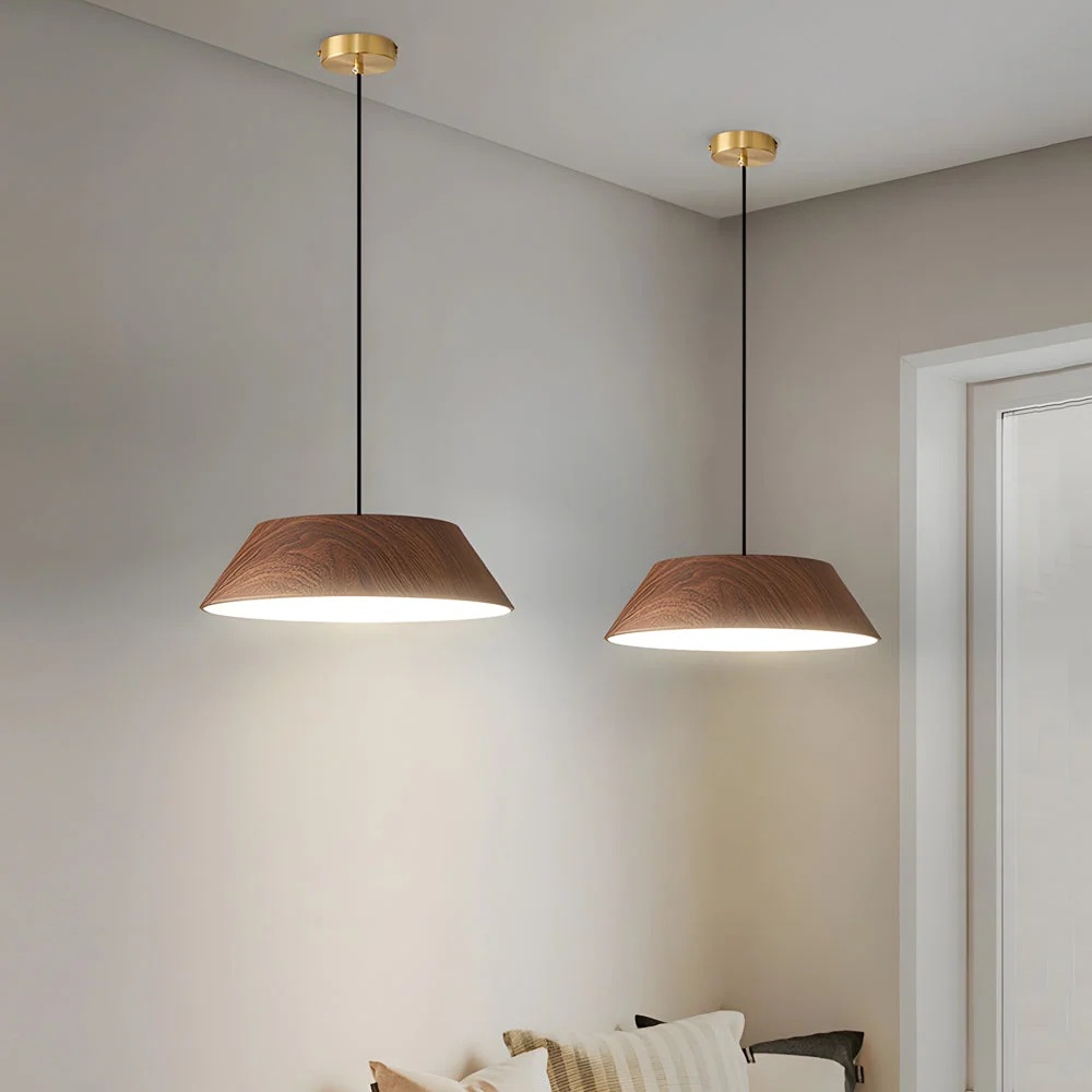 HarmonieLumi – Suspension LED en Bois Style Japonais