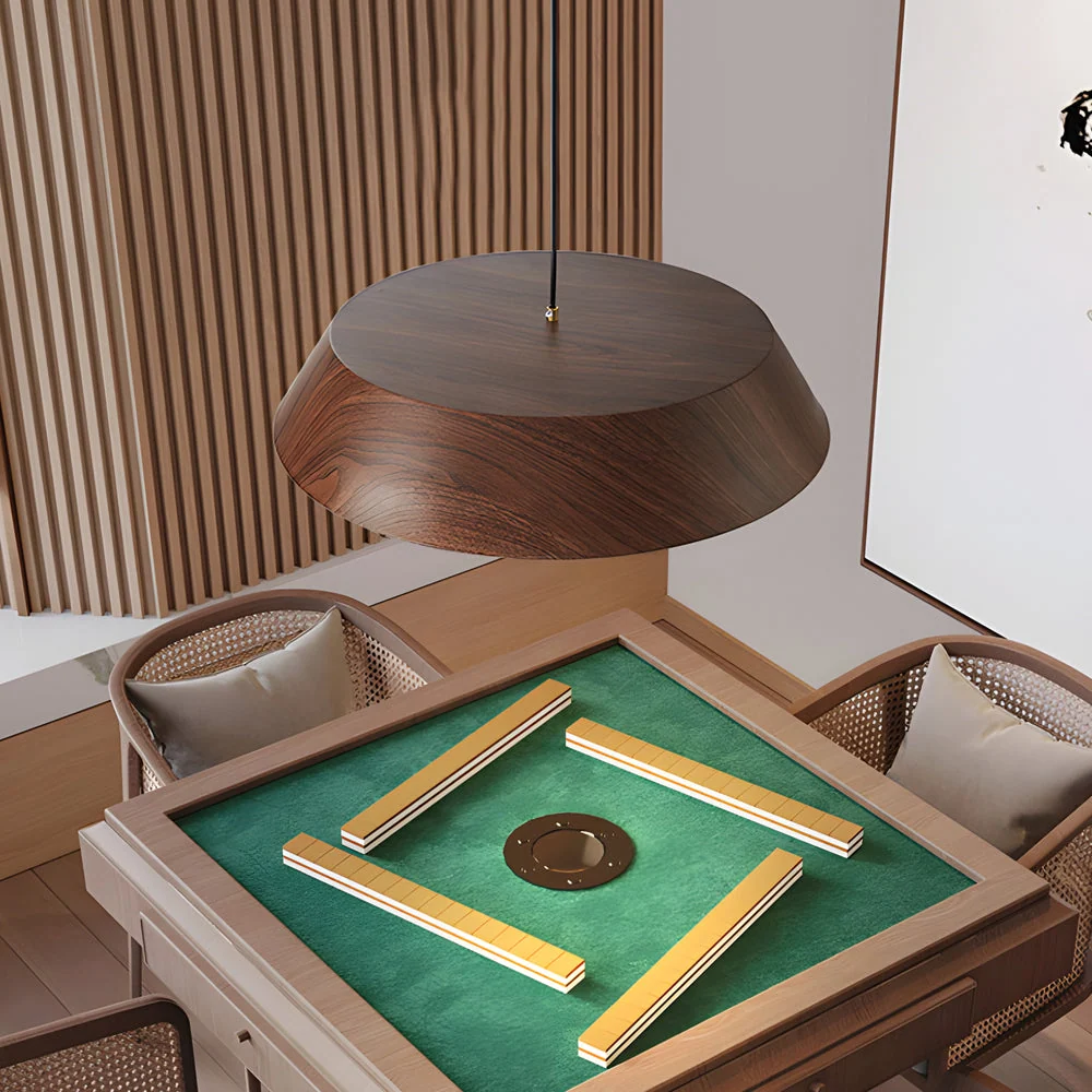 HarmonieLumi – Suspension LED en Bois Style Japonais