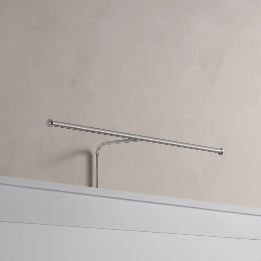 Harrow Grande Applique Murale pour Tableau – Nickel Poli