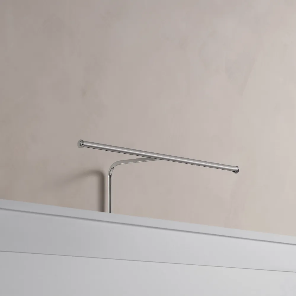 Harrow Moyenne Applique Murale pour Tableau – Nickel Poli