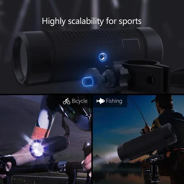 Haut-parleur Bluetooth avec lampe flash (Togo)