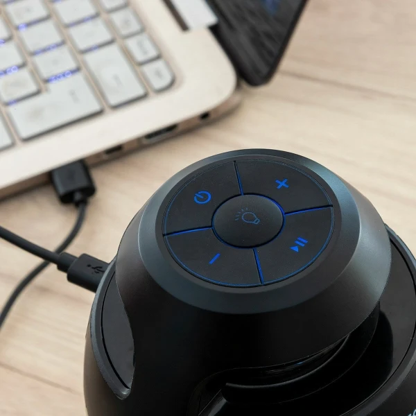 Haut-parleur Bluetooth Lampe LED effet flamme - Livraison offerte