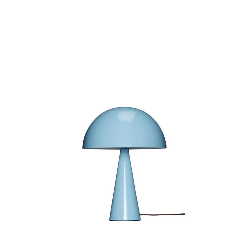 Hübsch Lampe de table Mush Mini Bleu clair
