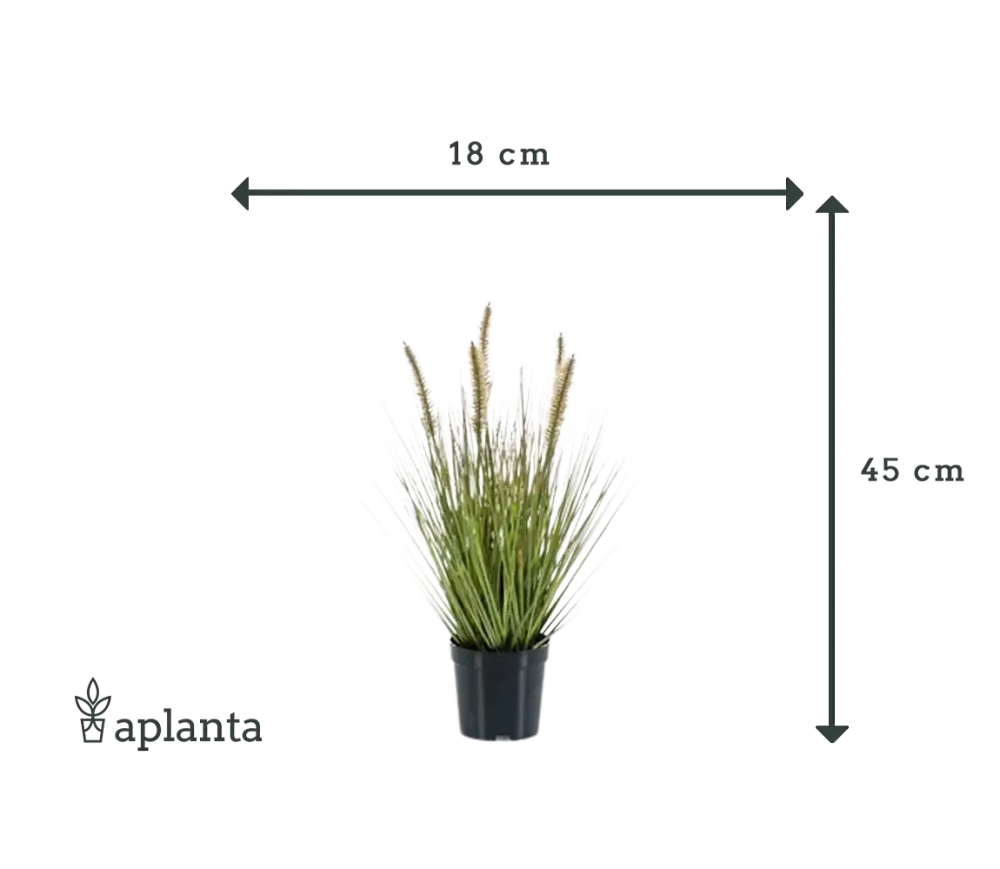 Herbe artificielle pour lampadaire - Paulin | 45 cm