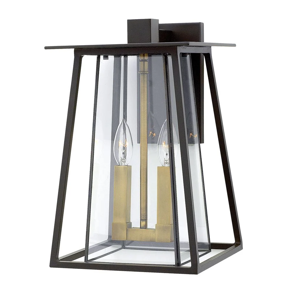Applique murale extérieure Hinkley Walker 2L aluminium E14