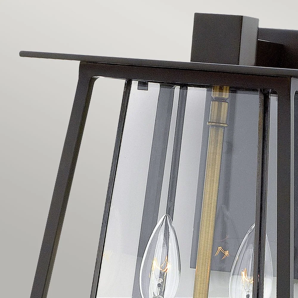 Applique murale extérieure Hinkley Walker 2L aluminium E14