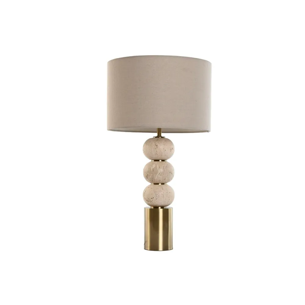 Lampe de bureau Home ESPRIT Beige Doré