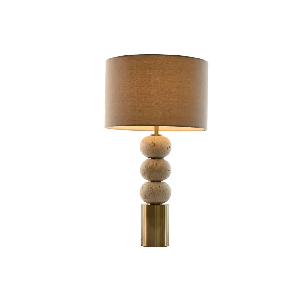 Lampe de bureau Home ESPRIT Beige Doré