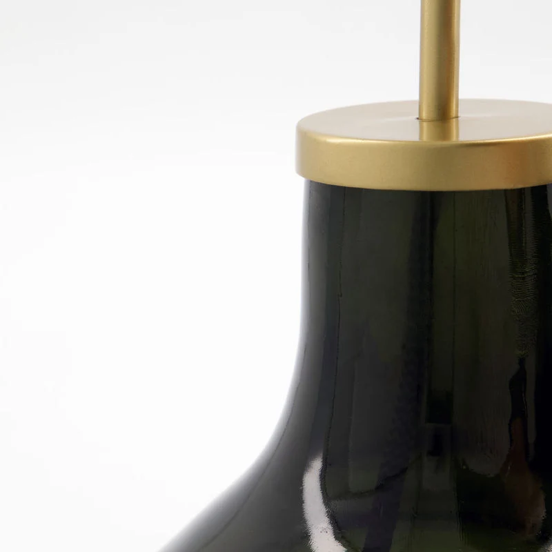 House Doctor Lampe de table, HDMatte, Vert/Blanc