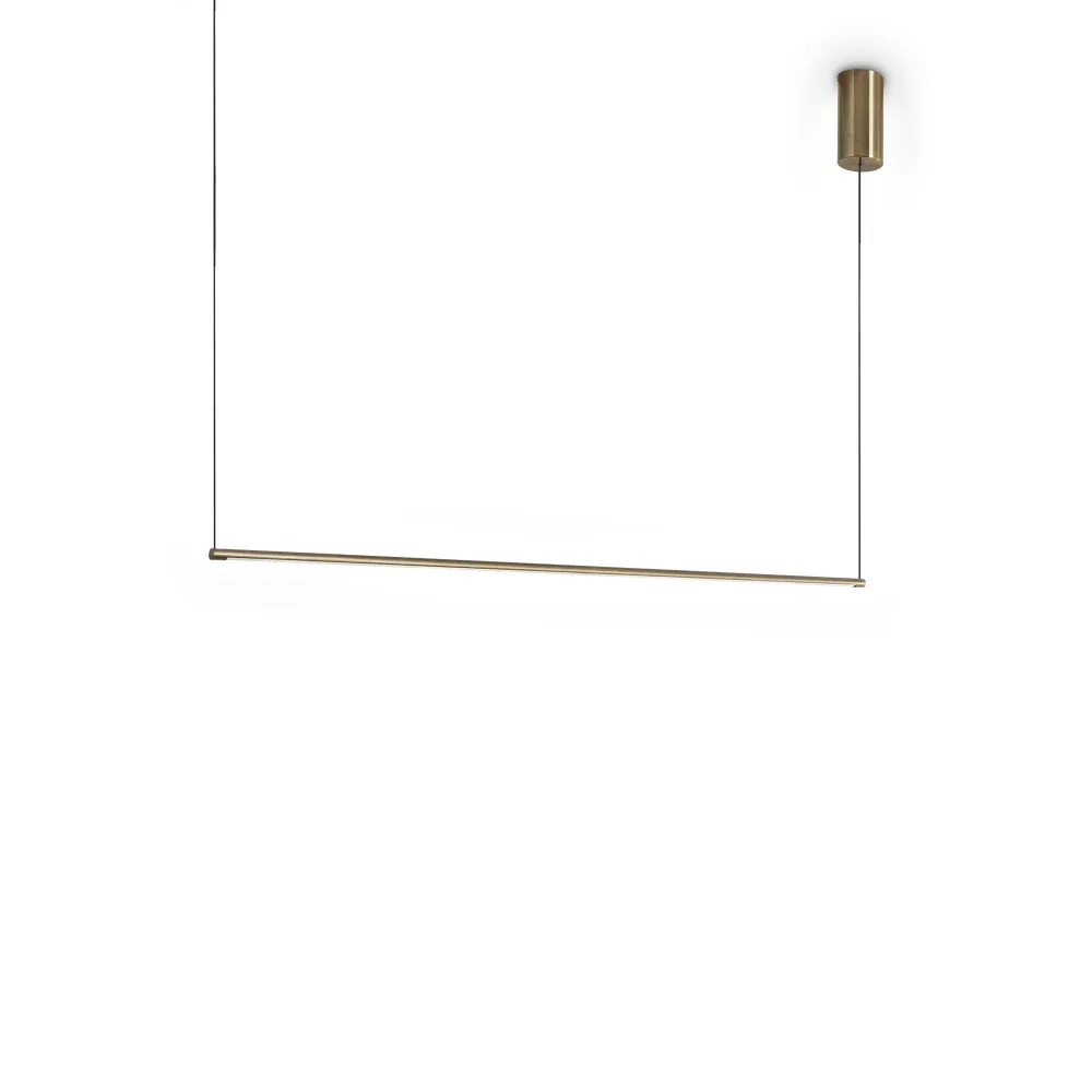Lámpara colgante Ideal Lux Essence latón LED 19W 3000K 115cm 371795