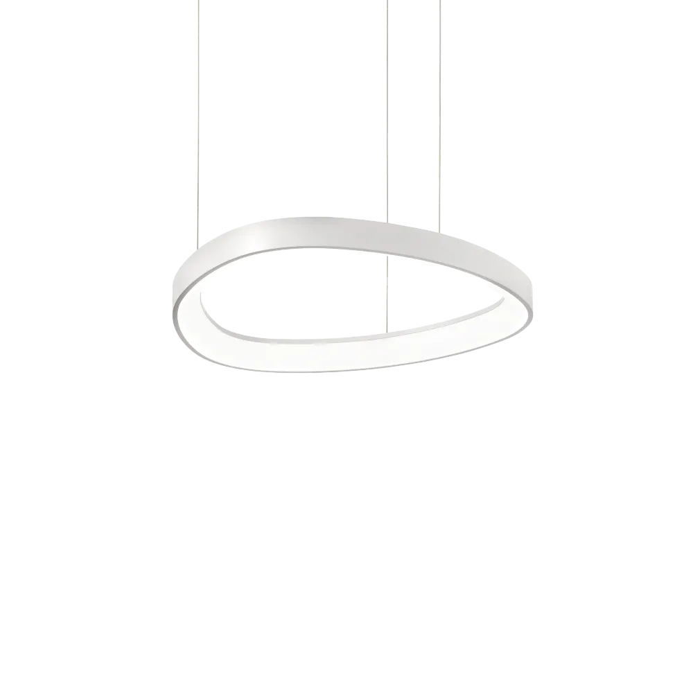Lámpara colgante Ideal Lux Gemini blanco LED 36W 4000K 42,5cm 372129