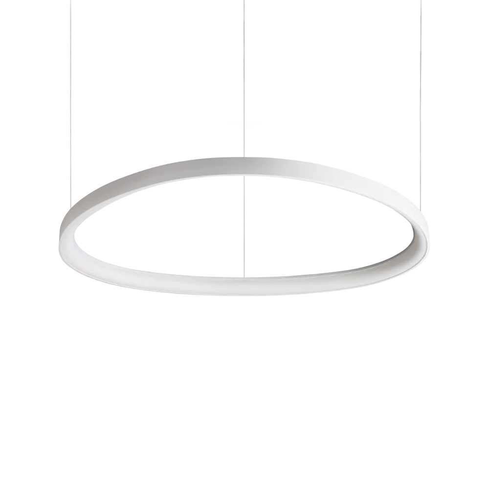 Lámpara colgante Ideal Lux Gemini blanco LED 56W 2700K 81cm 341583