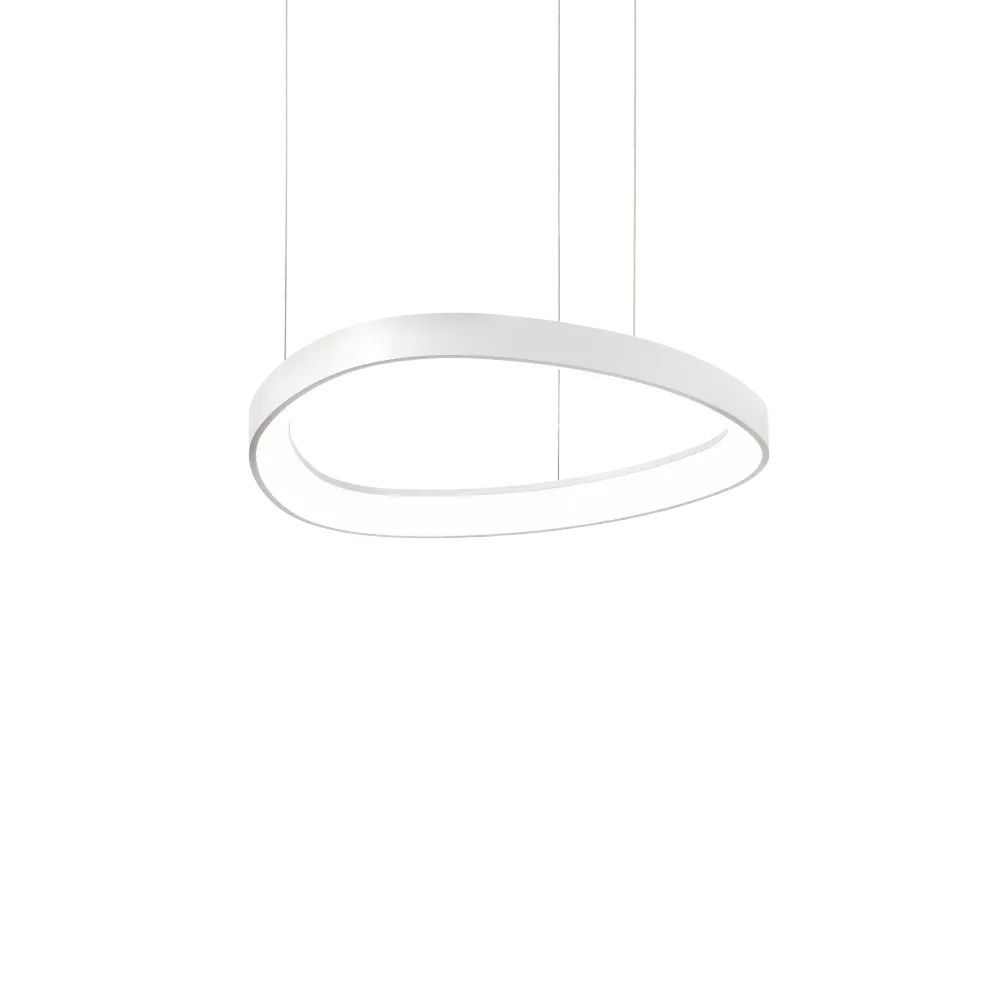 Lámpara colgante Ideal Lux Gemini blanco LED 36W 3000K 42,5cm 247229