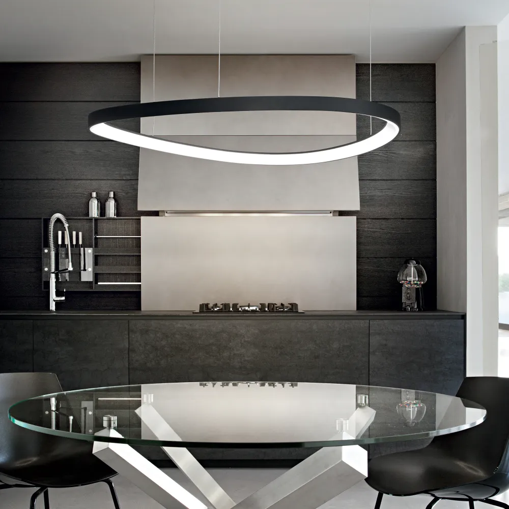Lámpara colgante Ideal Lux Gemini blanco LED 36W 3000K 42,5cm 247229