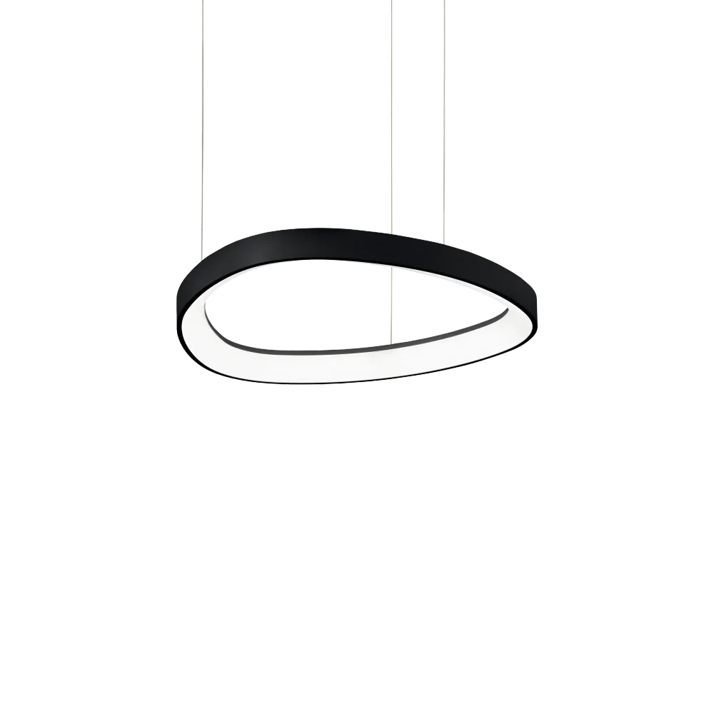 Lámpara colgante Ideal Lux Gemini negro LED 36W 4000K 42,5cm 372136