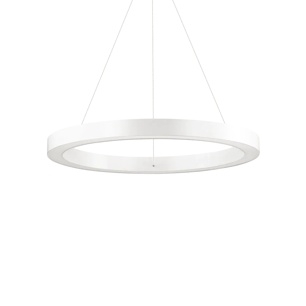 Lámpara colgante Ideal Lux Oracle blanco LED 33W Ø60cm 211398