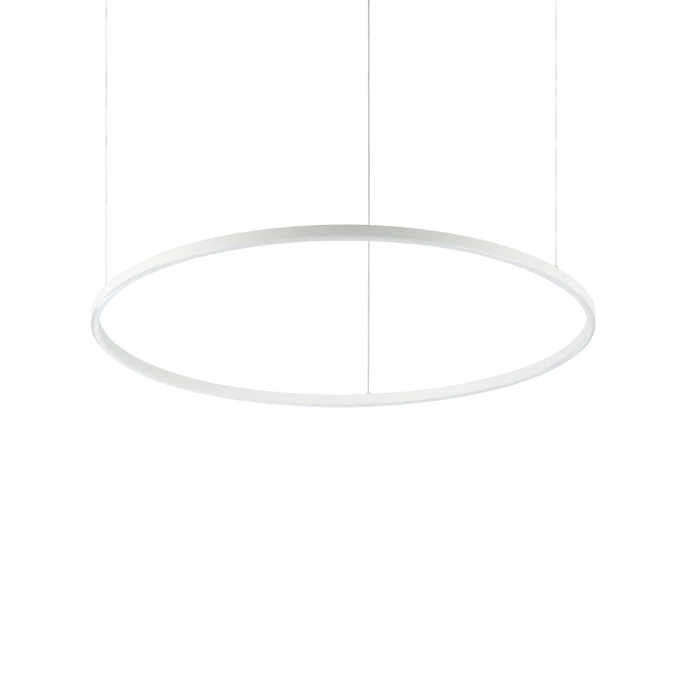 Lámpara colgante Ideal Lux Oracle Slim blanco LED 53W 4000K Ø90cm 269870