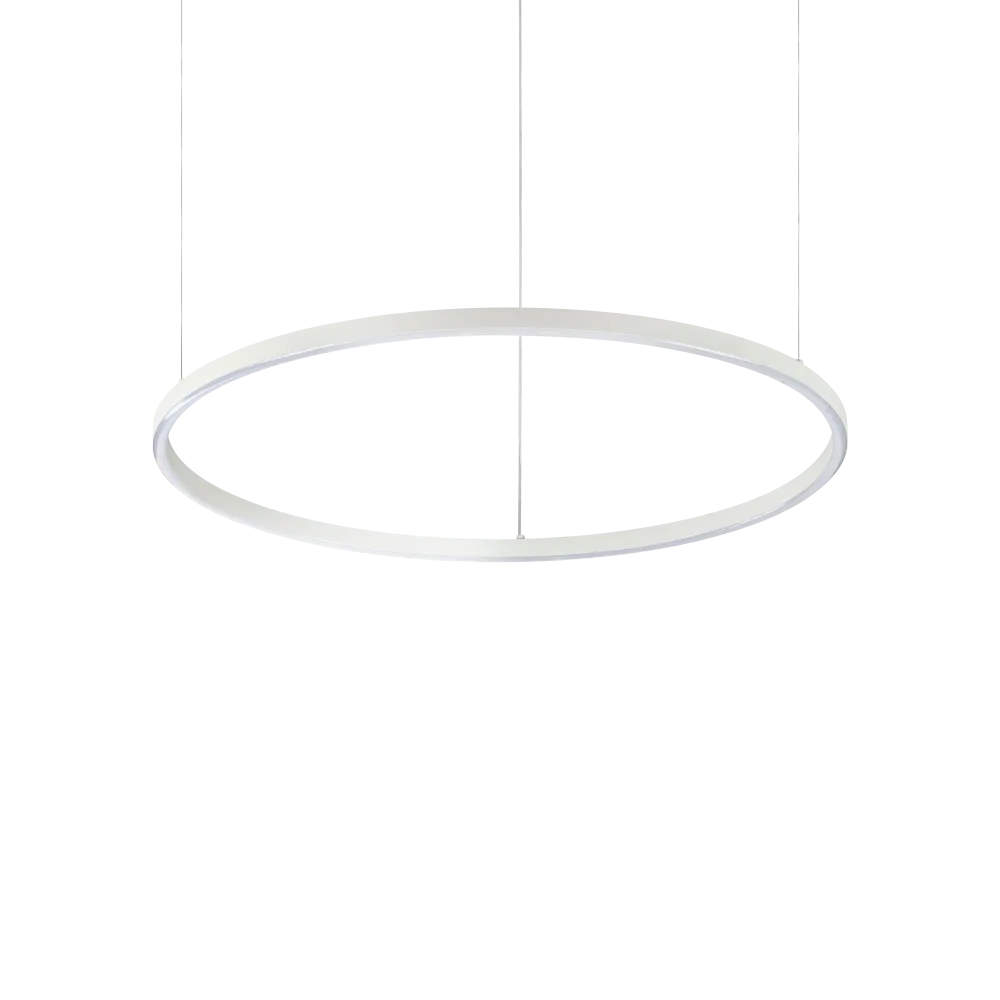 Lámpara colgante Ideal Lux Oracle Slim blanco LED 37W 3000K Ø70cm 229485