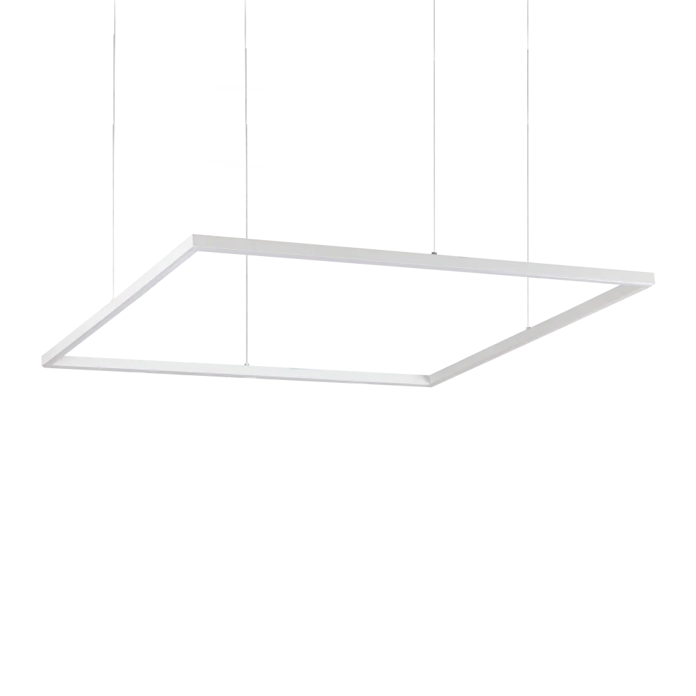 Lámpara colgante Ideal Lux Oracle Slim blanco LED 53W 3000K 90cm 259192