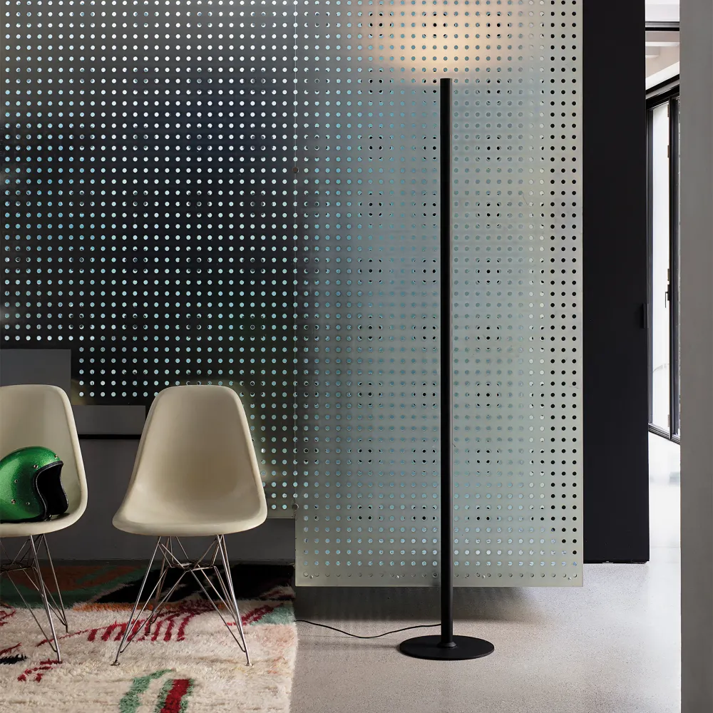 Lámpara de pie Ideal Lux Look blanco LED 24W 3000K regulable 180cm 304922