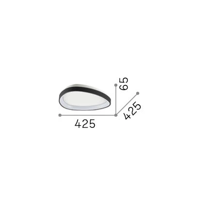 Plafón de techo Ideal Lux Gemini blanco LED 24W 3000K Ø42,5cm 328010