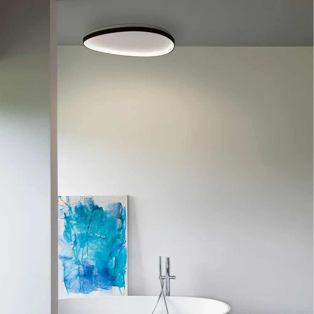Plafón de techo Ideal Lux Gemini blanco LED 30W 4000K Ø61cm 372068
