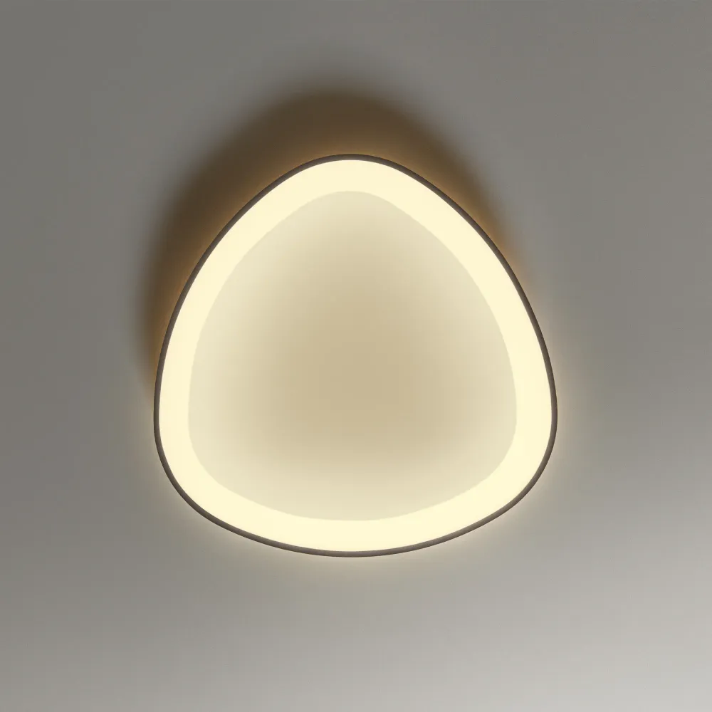 Plafón de techo Ideal Lux Gemini negro LED 30W 3000K Ø61cm 328058