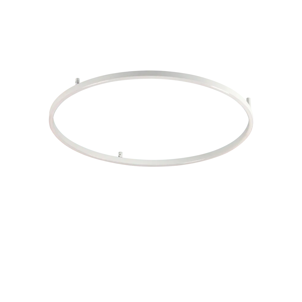 Plafón de techo Ideal Lux Oracle Slim blanco LED 37W 2700K Ø70cm 341934