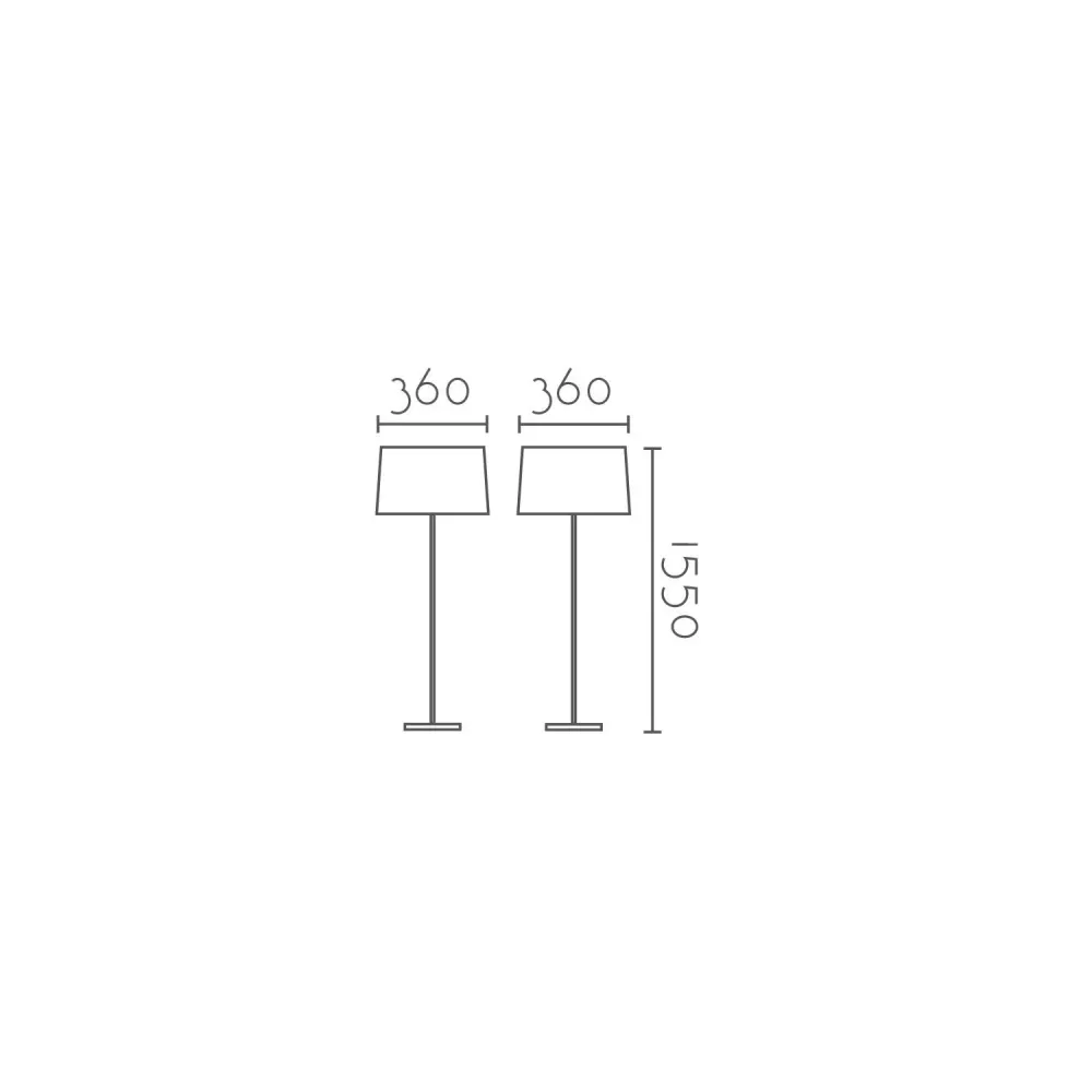 Lampadaire Ineslam en métal E27 noir/blanc Black