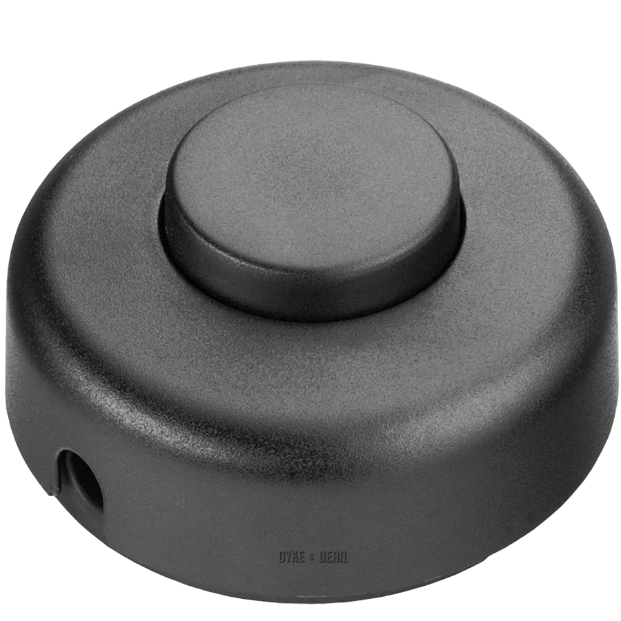 INTERRUPTEUR D'ÉCLAIRAGE DE LAMPE EN LIGNE À PIED NOIR