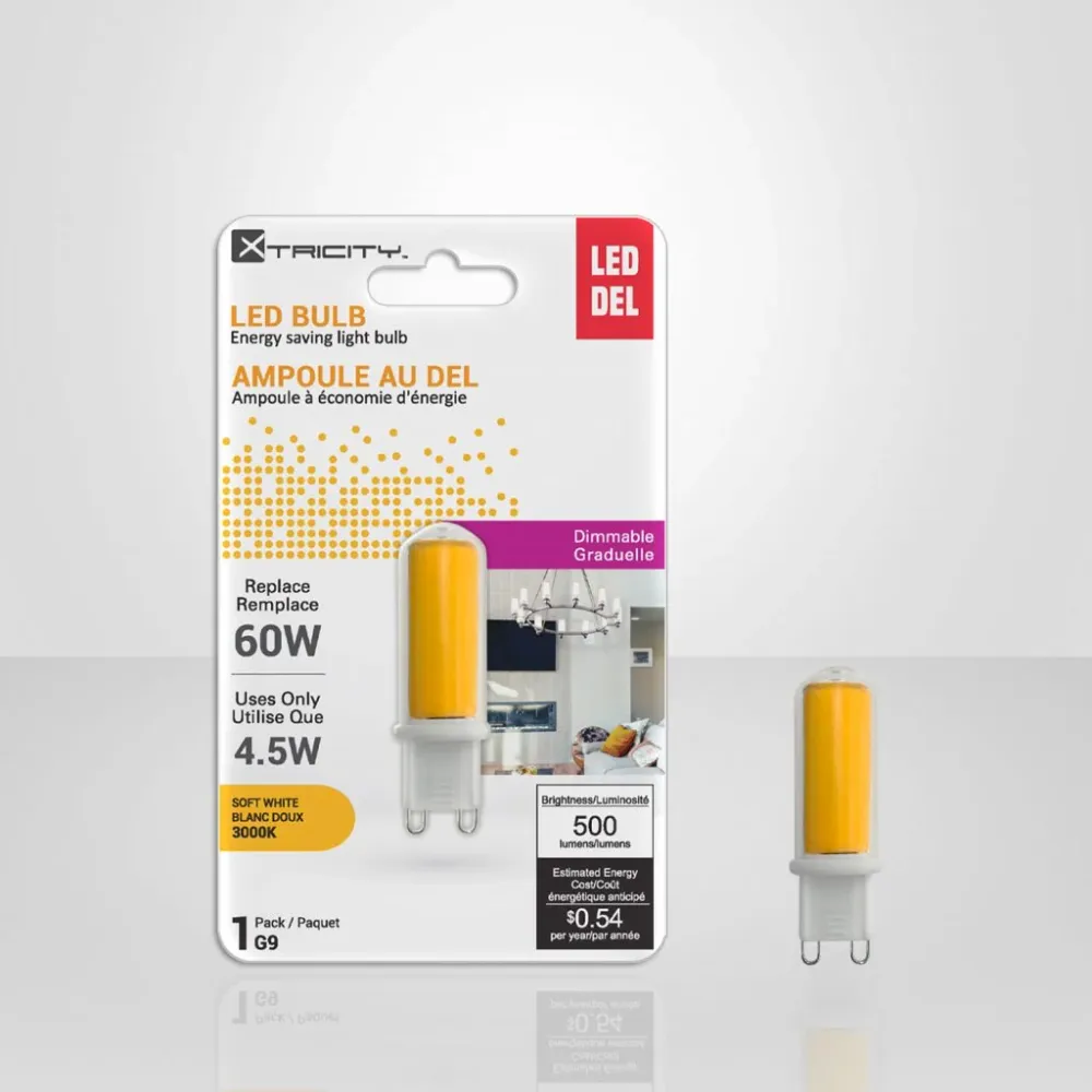 Xtricity Ampoule G9 Del Blanc Doux Graduelle 4.5W Culot G9 JESSAR