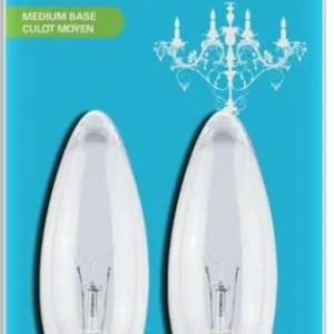 Xtricity 2 Ampoules B11 Lustre - Transparentes 40W Culot E26 JESSAR