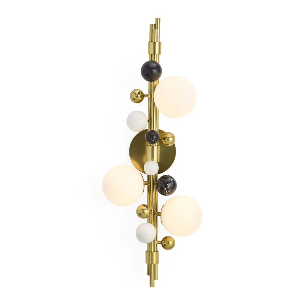 Jonathan Adler Applique Murale Globo | Marbre & Laiton