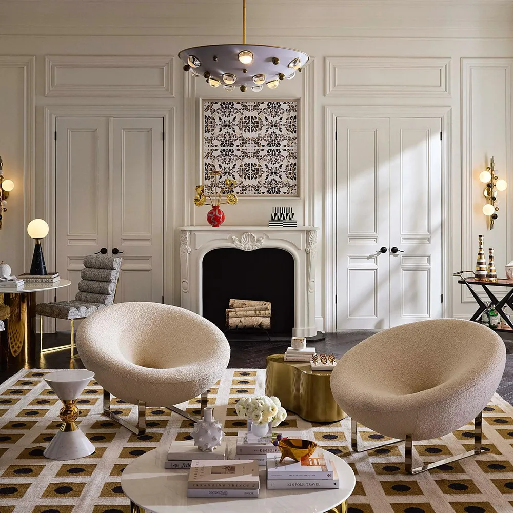 Jonathan Adler Applique Murale Globo | Marbre & Laiton