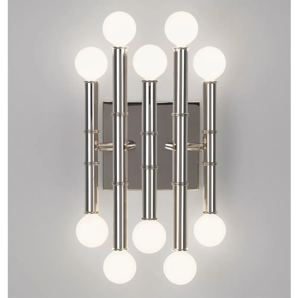 Jonathan Adler Applique Murale À 10 Lampes Meurice | Argent