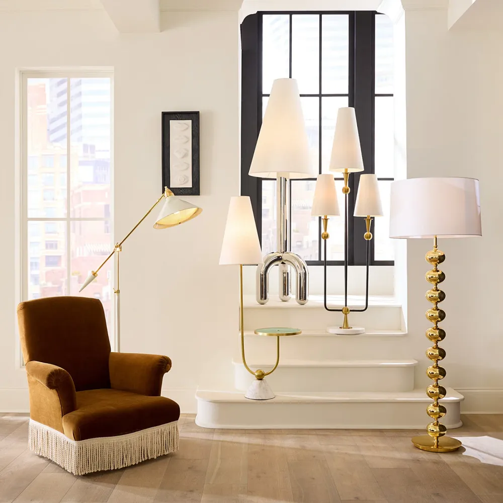 Jonathan Adler Lampadaire Sur Pied Hollywood | Doré
