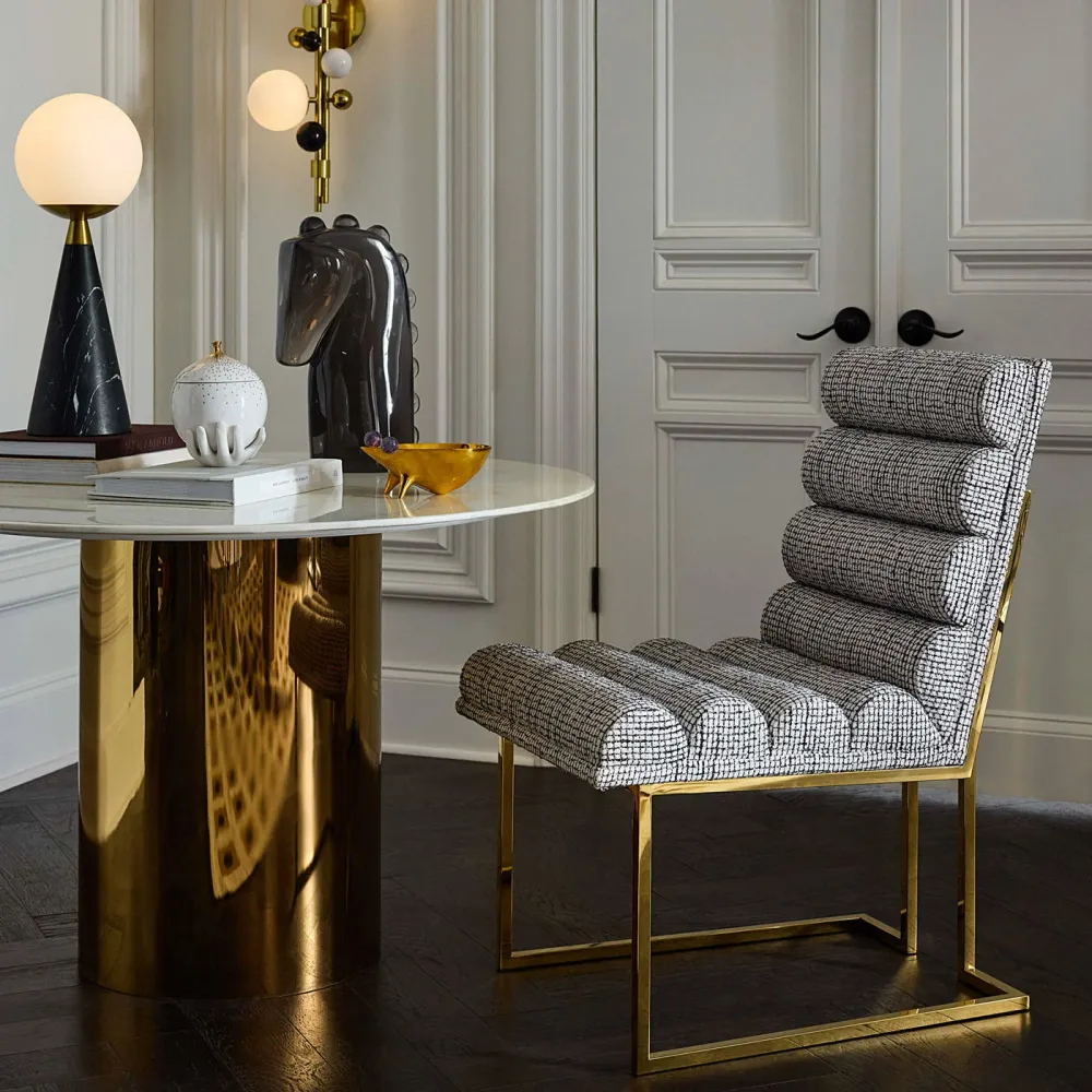 Jonathan Adler Lampe De Table En Marbre Apex