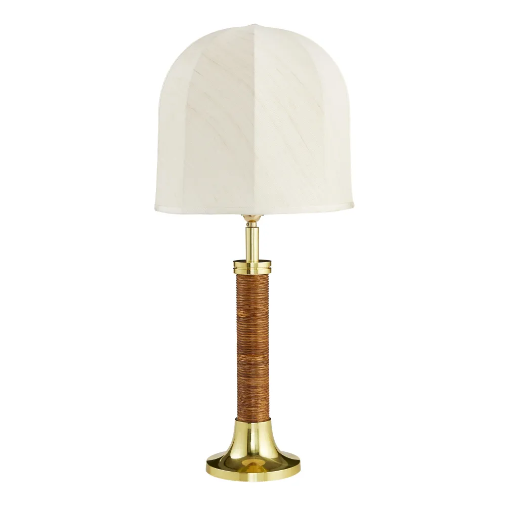 Jonathan Adler Lampe De Table Riviera En Rotin