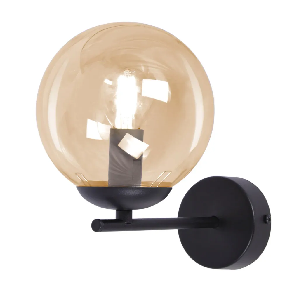 Kaja Delta 1L applique murale E14 H 21,0cm Black