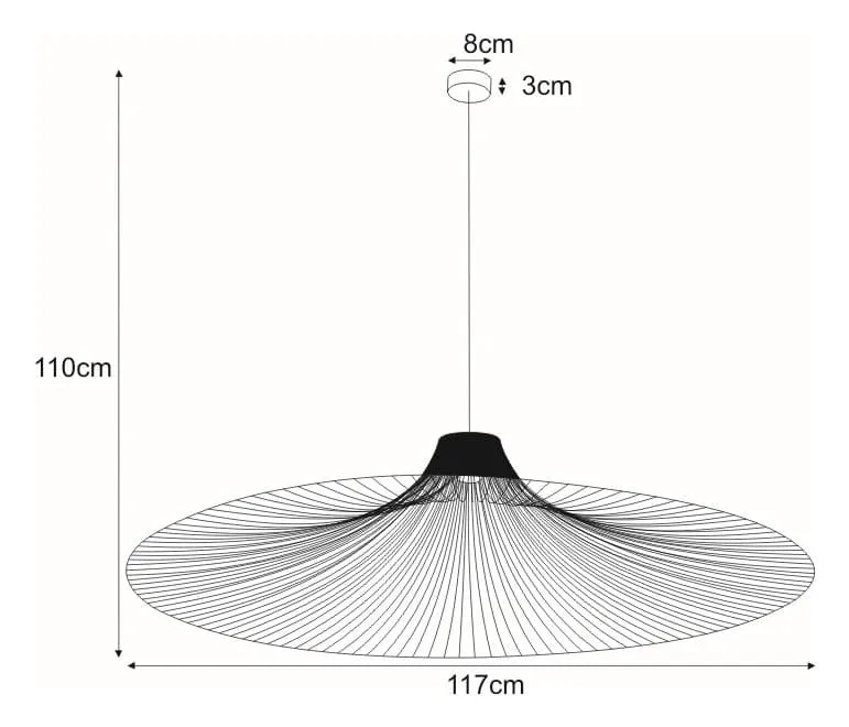 Kaja Dot 1L suspension E27 H 110,0cm