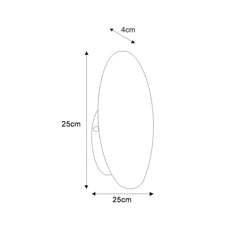 Kaja Rega 1L applique G9 H 25,0cm