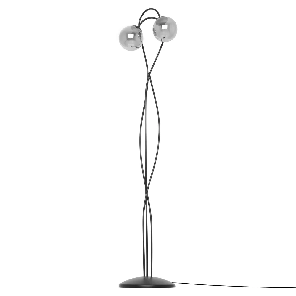 Lampadaire Kaja Rubi 2L E14 H 155,0cm