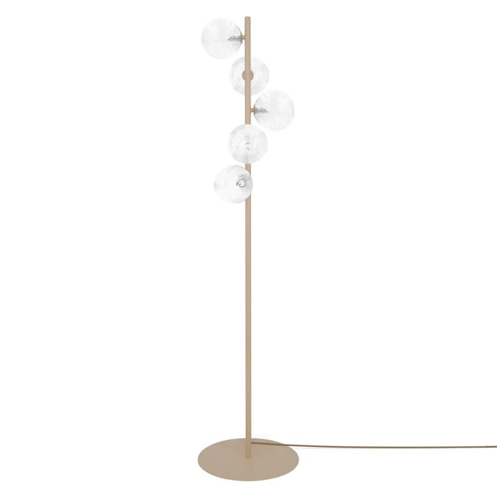 Lampadaire Kaja Tesoro 5L G9 H 150,0 cm Beige