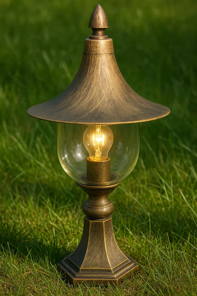 Lampe de table d'extérieur Kaja Boston 1L, douille E27, hauteur 53 cm