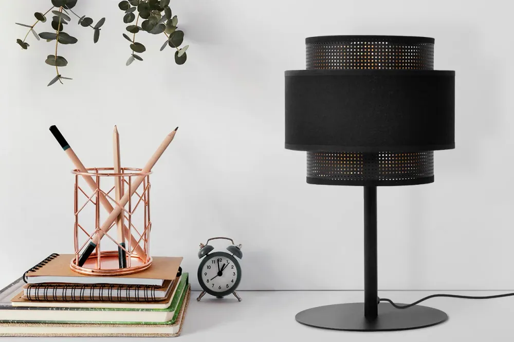 Lampe de table Kaja Amos 1L E27 H 34,0 cm