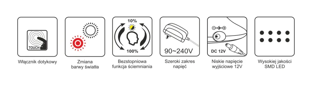 Lampe de table de lecture Kaja Bolek LED H 50,0cm