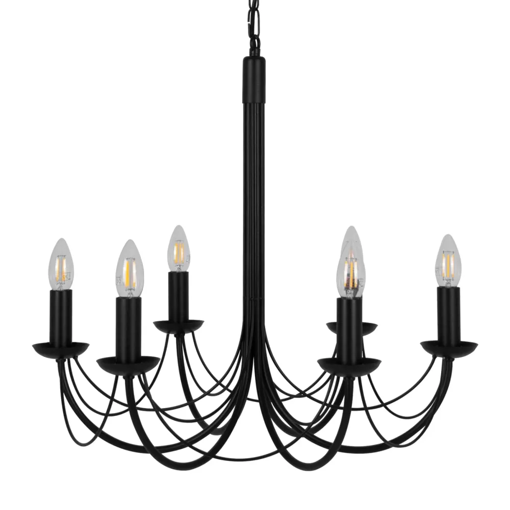 Lustre Kaja Perseo 6L E14 H 120,0cm