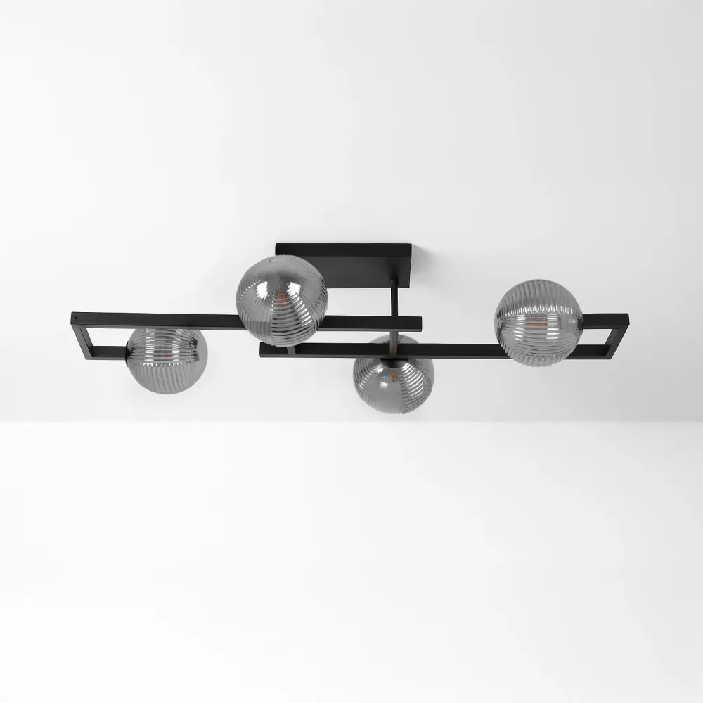 Plafonnier monorail Kaja Parma 4L G9 H 18,0 cm